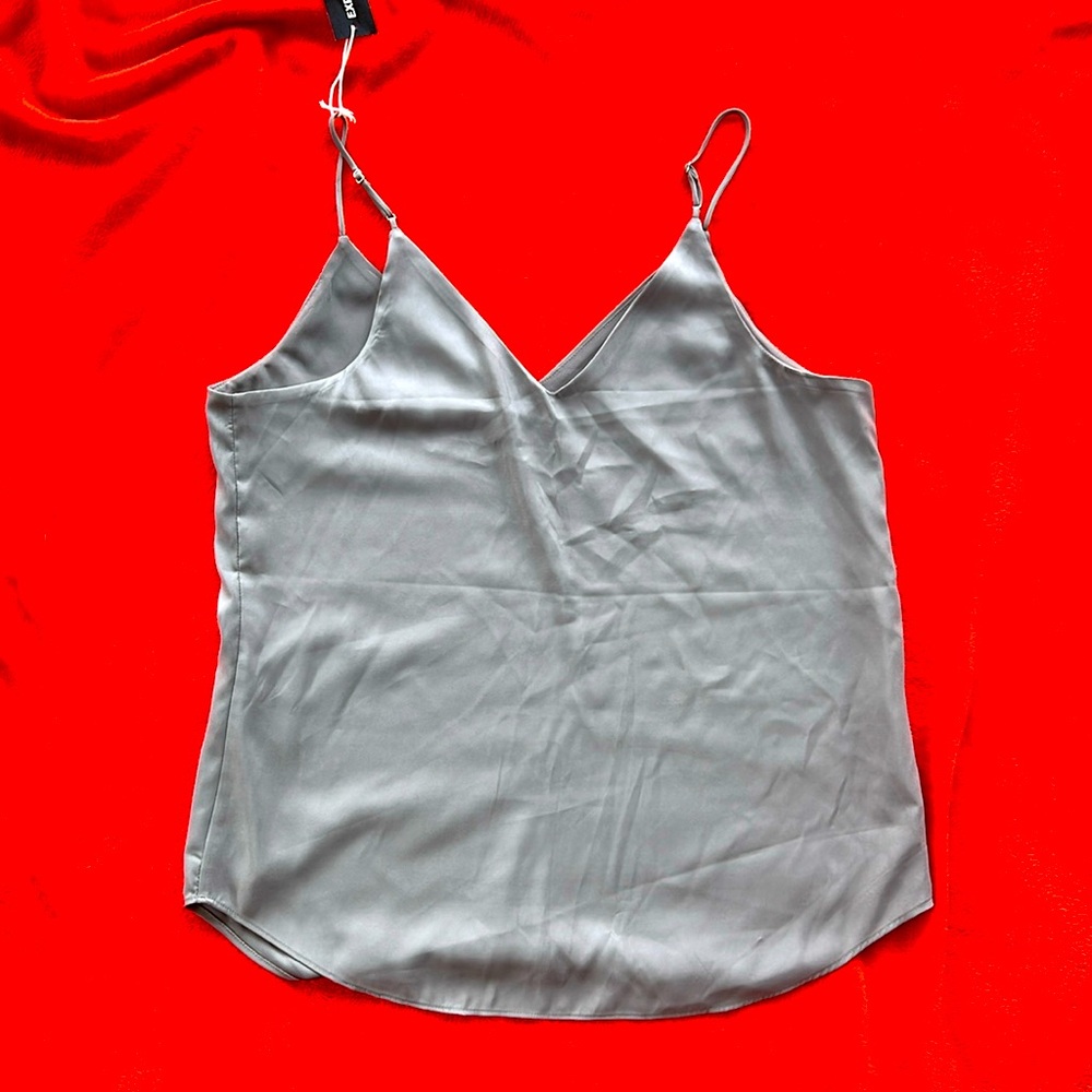 Express top SZ small grey NWT